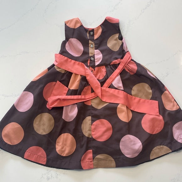 Very cute polkadotted, lined party dress. Girls size 3 year - Picture 5 of 8